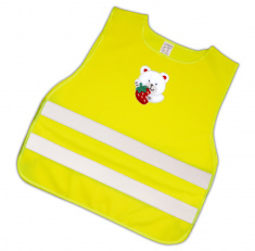 Child Reflective Safety Vest (teddy with strawberry)